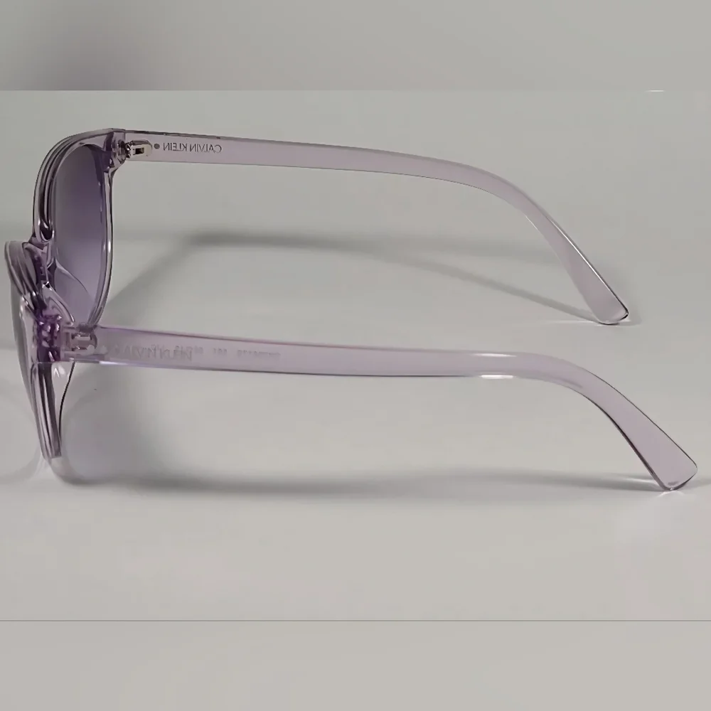 Calvin Klein Womens Purple Cat Eye Ladies Sunglasses (NWT) - Picture 3 of 4